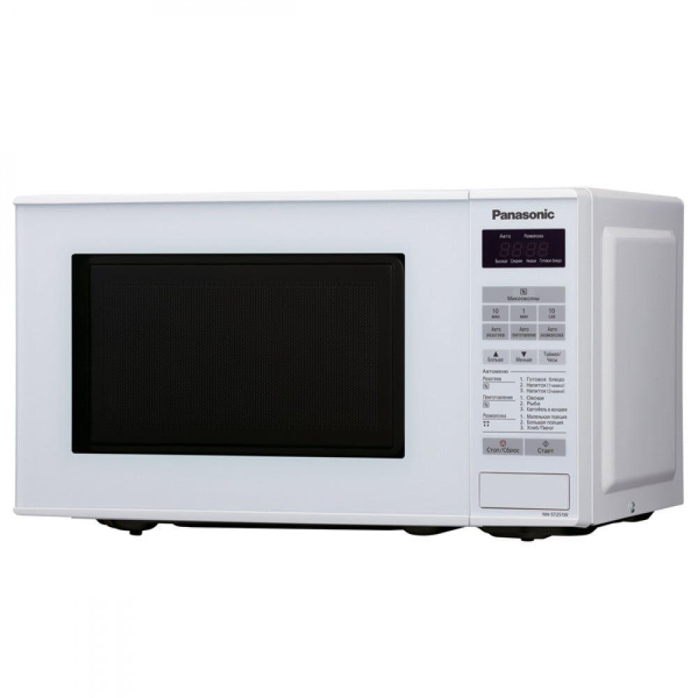 Микроволновая печь Panasonic NN-ST251WZPE белый, 20 л, 800 Вт, переключатели - сенсор
