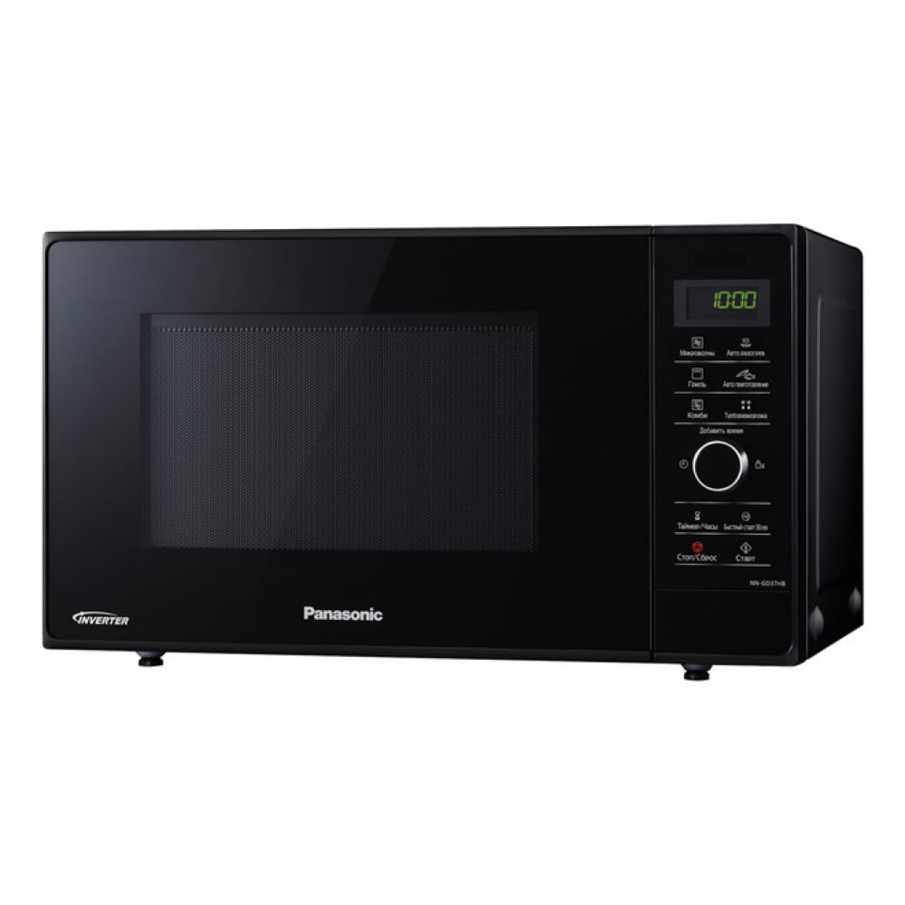 Микроволновая печь Panasonic NN-GD37HBZPE черный 23 л, 1000 Вт, переключатели - сенсор, поворотный механизм