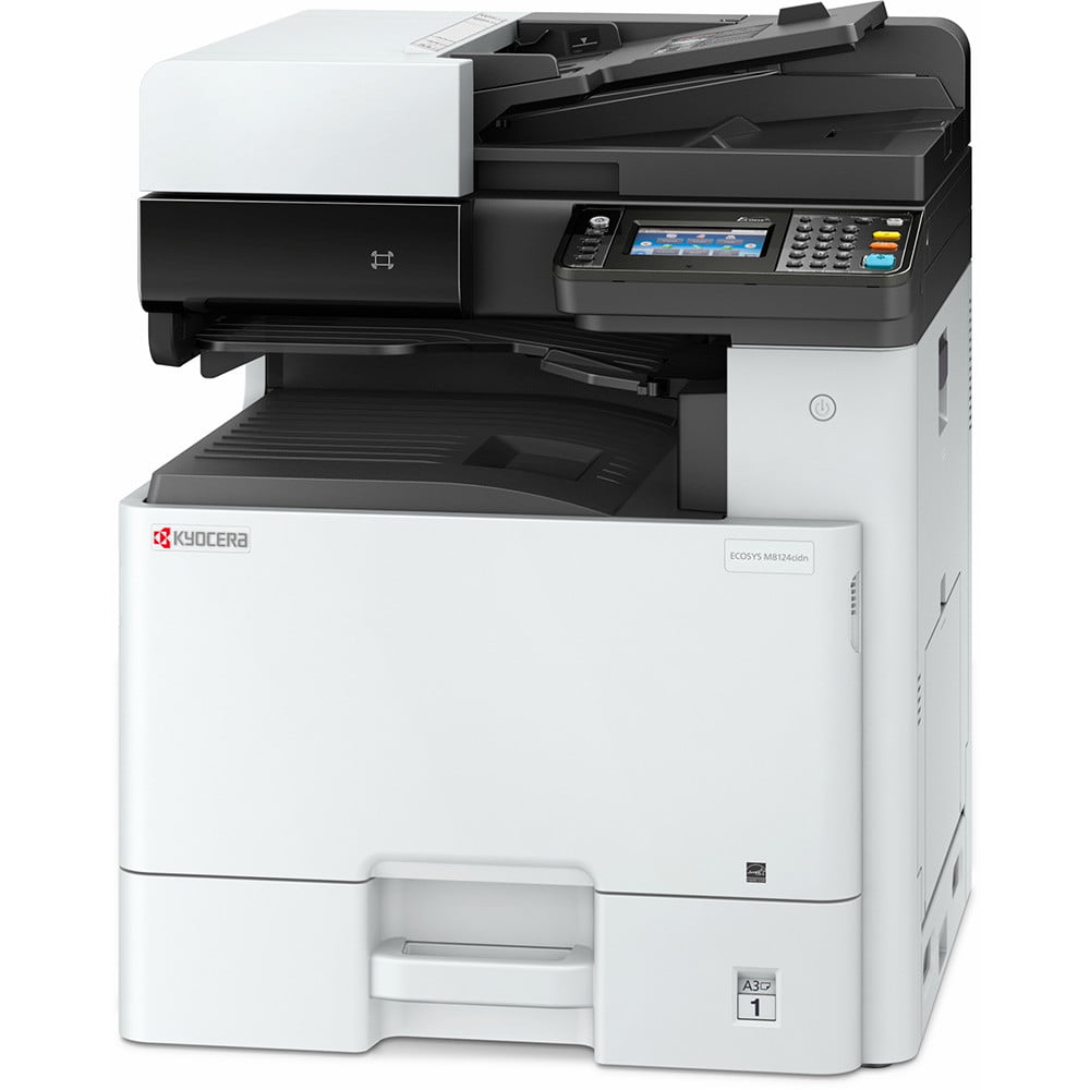 МФУ лазерное Kyocera Ecosys M8130cidn (1102P33NL0), А3, цветной, печ. до 30 стр/мин. (А4) до 15 стр/мин. (А3), скан. до50 стр/мин., 1200 x 1200 dpi (печать) 600x600dpi (скан.), USB, RJ-45, NFC, Air Print, Mopria