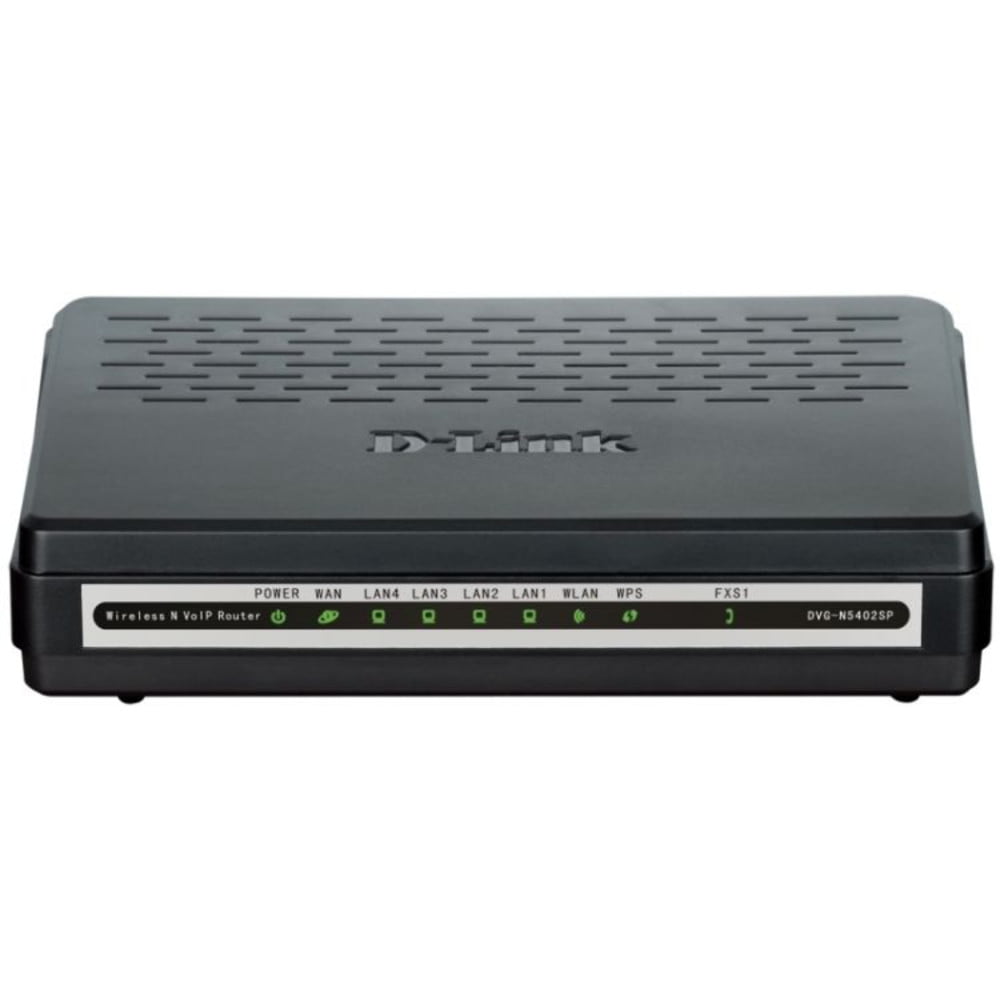 Маршрутизатор беспроводной D-Link DVG-N5402SP/1S/C1A 10/100BASE-TX черный