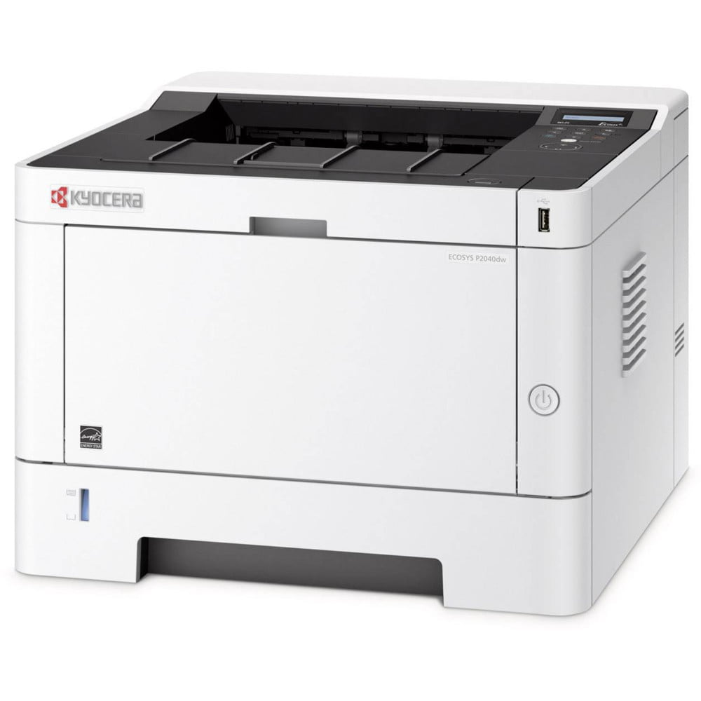 Принтер Kyocera Ecosys P2335dn, лазерный A4, 35 стр/мин, 1200x1200 dpi, 256 Мб, дуплекс, подача: 350 лист., вывод: 250 лист., Post Script, Ethernet, USB, картридер (Max 20000 лист./мес. Старт.к-ж 1000 стр. Использует к-ж TK-1200 (3000 стр.)