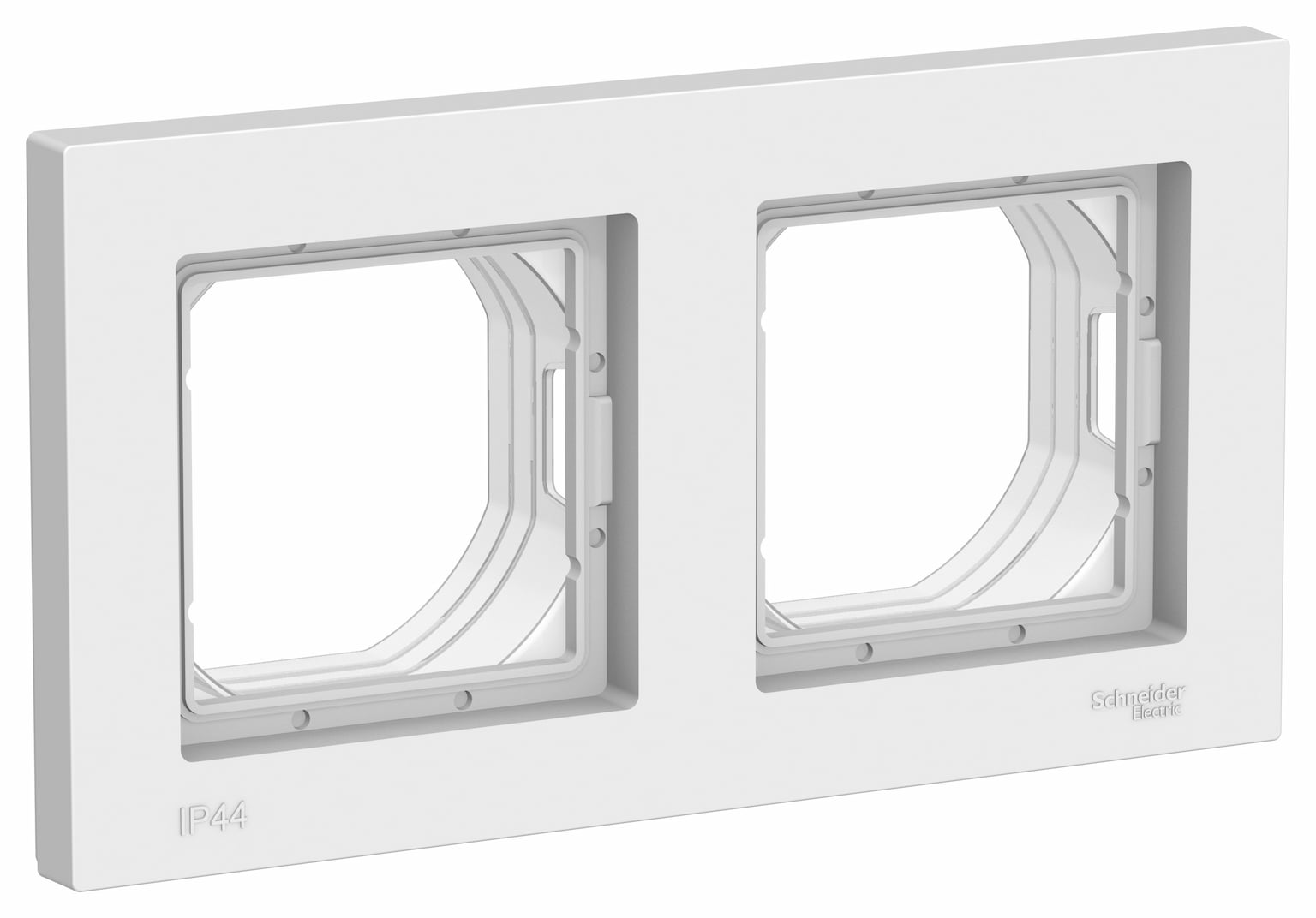 Рамка 2-м AtlasDesign Aqua IP44 белый SchE