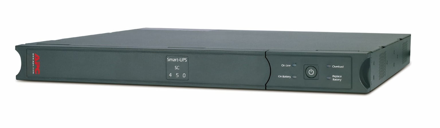Источник бесперебойного питания APC Smart-UPS SC SC450RMI1U / 450ВА / 280Вт / 4xIEC-320-C14