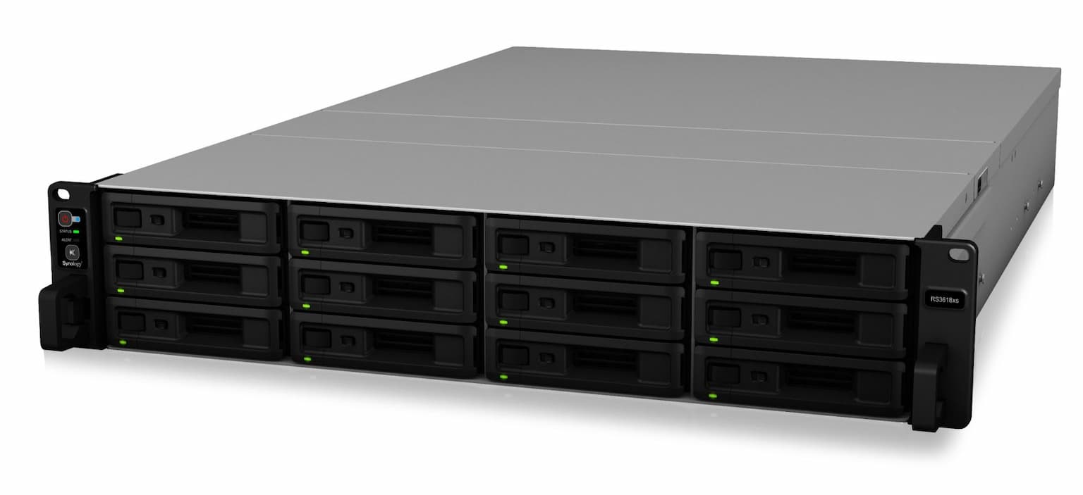 СХД стоечное исполнение 12BAY 2U NO HDD USB3 RS3618XS SYNOLOGY