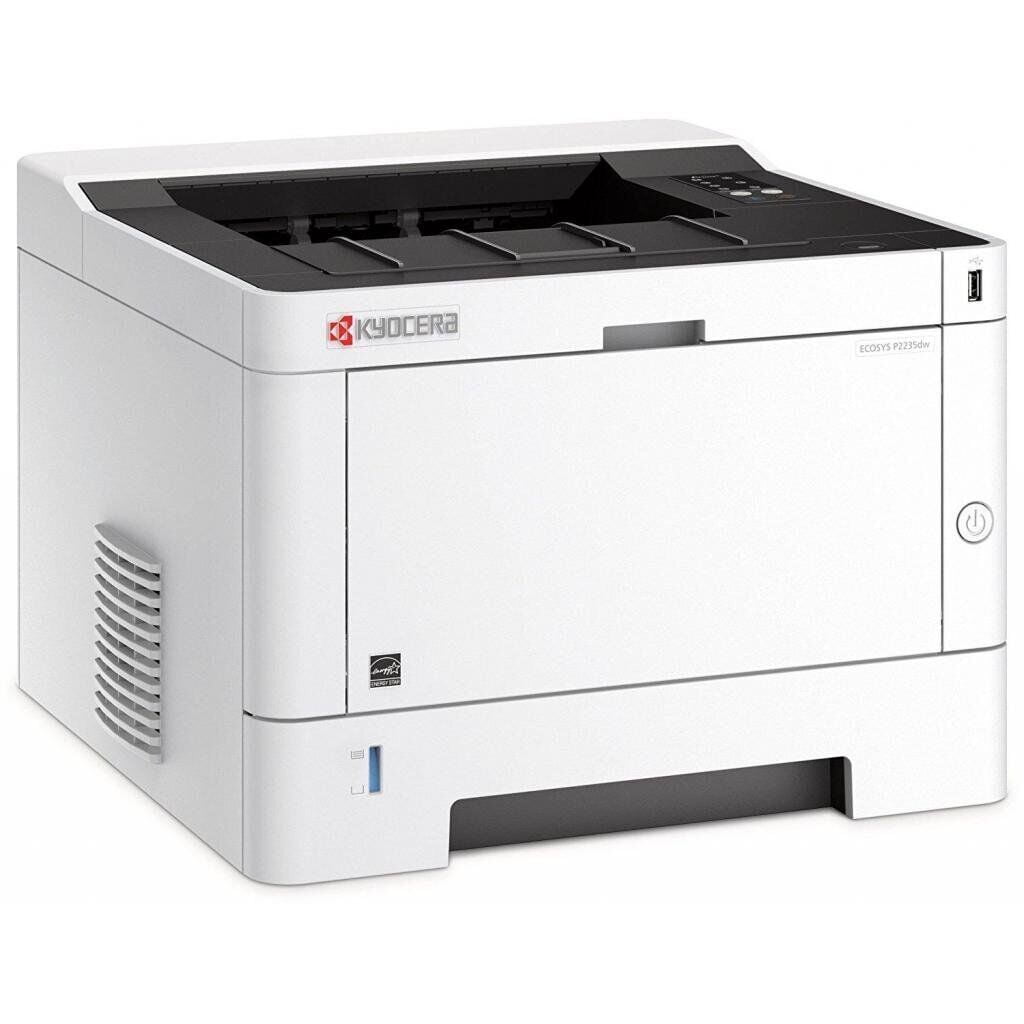 Принтер лазерный Kyocera Ecosys P2235dw (1102RW3NL0), A4, ч/б, печ. до 35 стр/мин., 1200 x 1200 dpi, USB, RJ-45, Wi-Fi