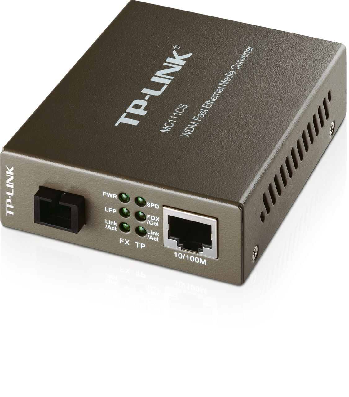 Медиаконвертер TP-Link MC111CS SMB 10/100M RJ45 to 100M single-mode, Full-duplex, up to 20Km