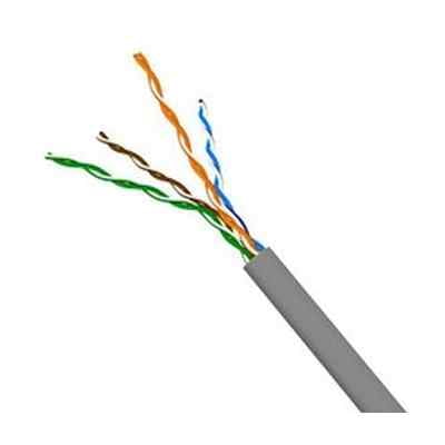 Кабель TWT UTP, 4 пары, Кат.5e, PVC, серый, 100 метров