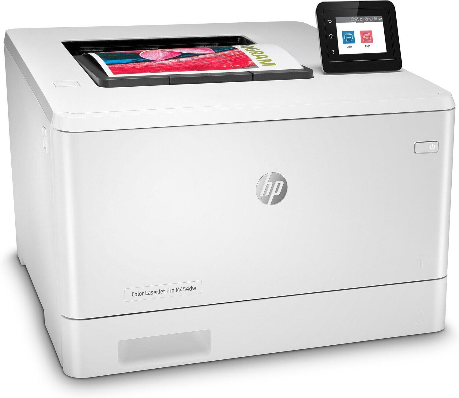 Принтер лазерный HP Color LaserJet Pro M454dw (W1Y45A#B19), А4, цветной, печ. до 27 стр/мин., 600 x 600 dpi, USB, RJ-45, Wi-Fi, BlueTooth, Air Print, Mopria