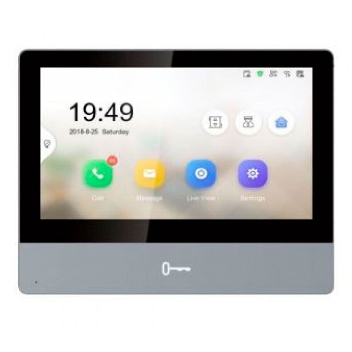 Видеодомофон Hikvision DS-KH8350-TE1 серебристый