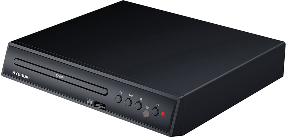 Плеер DVD Hyundai H-DVD100 черный ПДУ