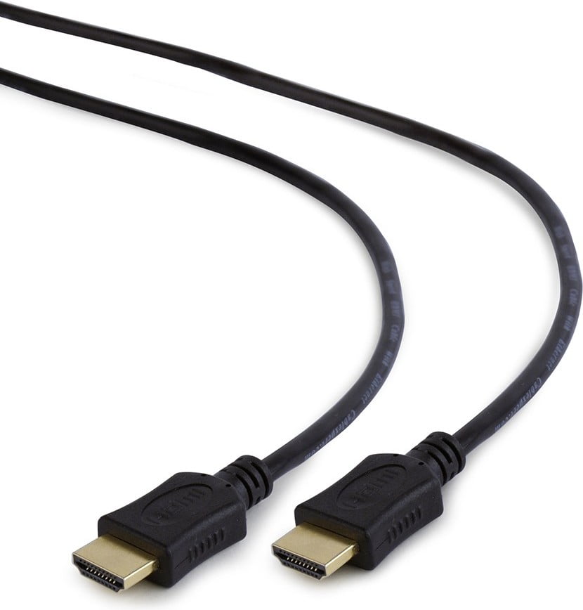 Кабель Cablexpert HDMI CC-HDMI4L-1M, 19M/19M, v2.0, серия Light, позол.разъемы, экран, 1м, черный, пакет