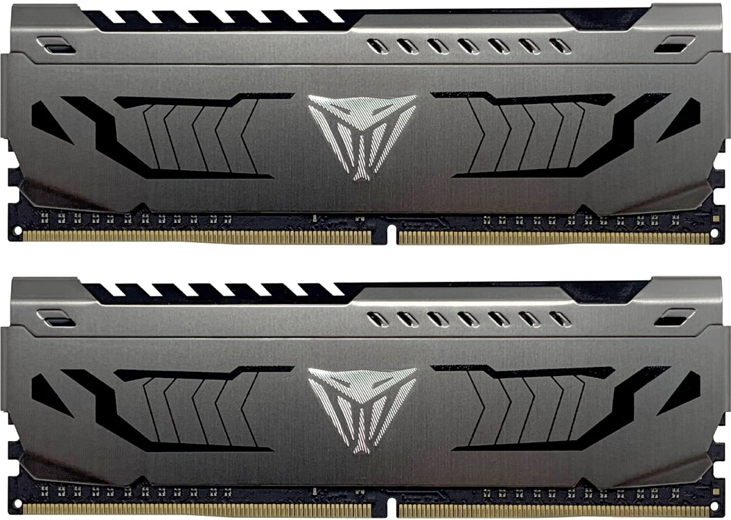 Оперативная память Patriot Viper Steel, DDR4, 16GB (2x8 GB), 3733 MHz, CL17, DIMM, радиатор, черный