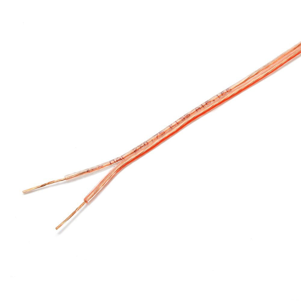 Акустический кабель Cablexpert CC-TC2x0,75-15M, прозрачный, 15 м, бухта