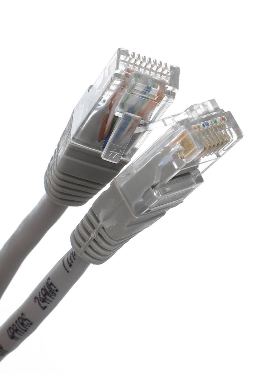 Патч-корд 1м "Telecom" UTP cat.5е RJ45, литой, серый, NA102--1M