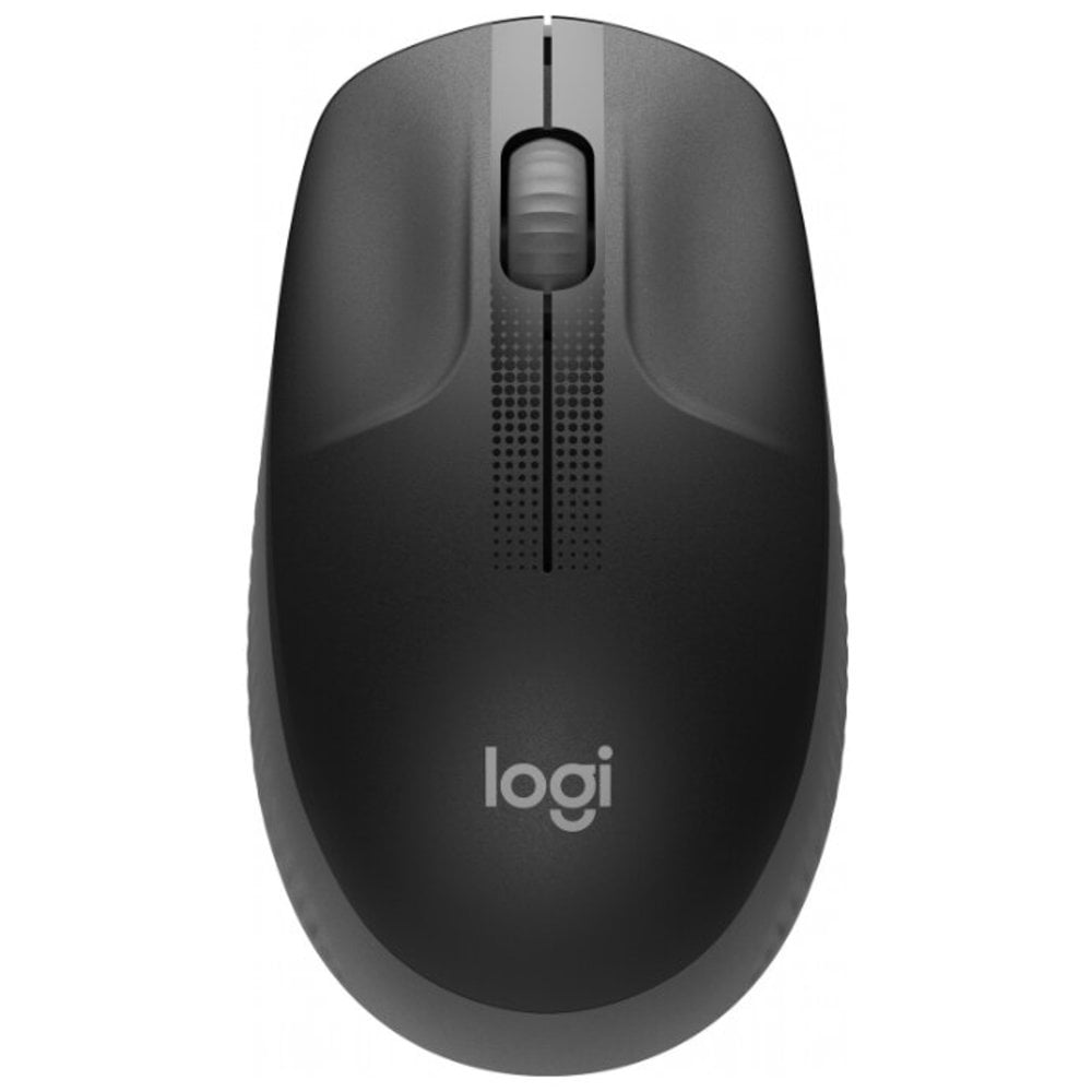 Мышь беспроводная Logitech M190 черный, 1000 dpi, радиоканал, USB, кнопки - 3