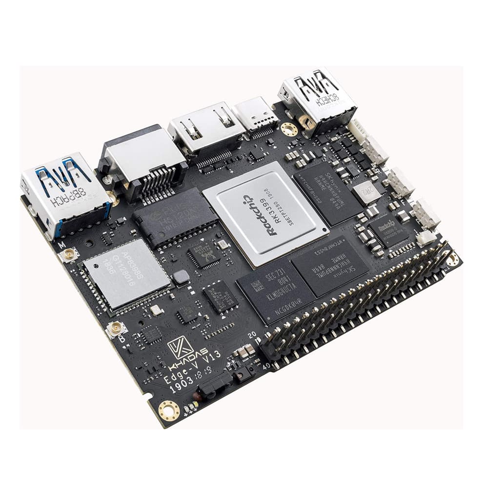 Одноплатный компьютер Khadas Edge-V Pro Rockchip RK3399, 64-bit Hexa-Core,