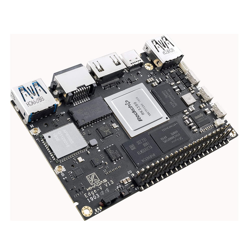Одноплатный компьютер Khadas Edge-V Pro Rockchip RK3399, 64-bit Hexa-Core,