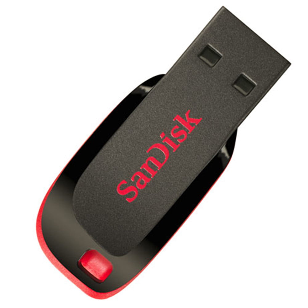 Флешка USB SanDisk Cruzer Blade (SDCZ50-128G-B35), 128Gb, USB 2.0, Type-A, R/W 16/4, черный