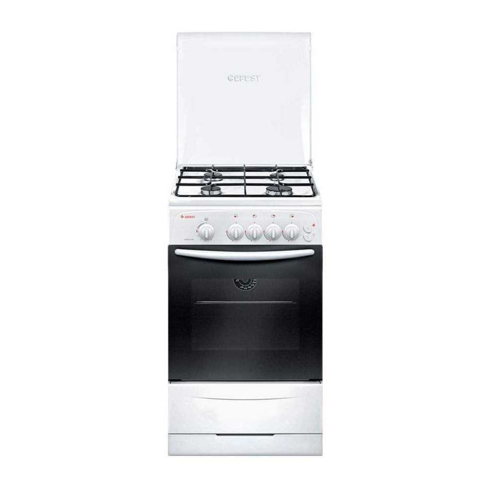Плита газовая Gefest ПГ 3200-06 белый, конфорок 4 шт, духовка 42 л, 50 см x 85 см x 57 см