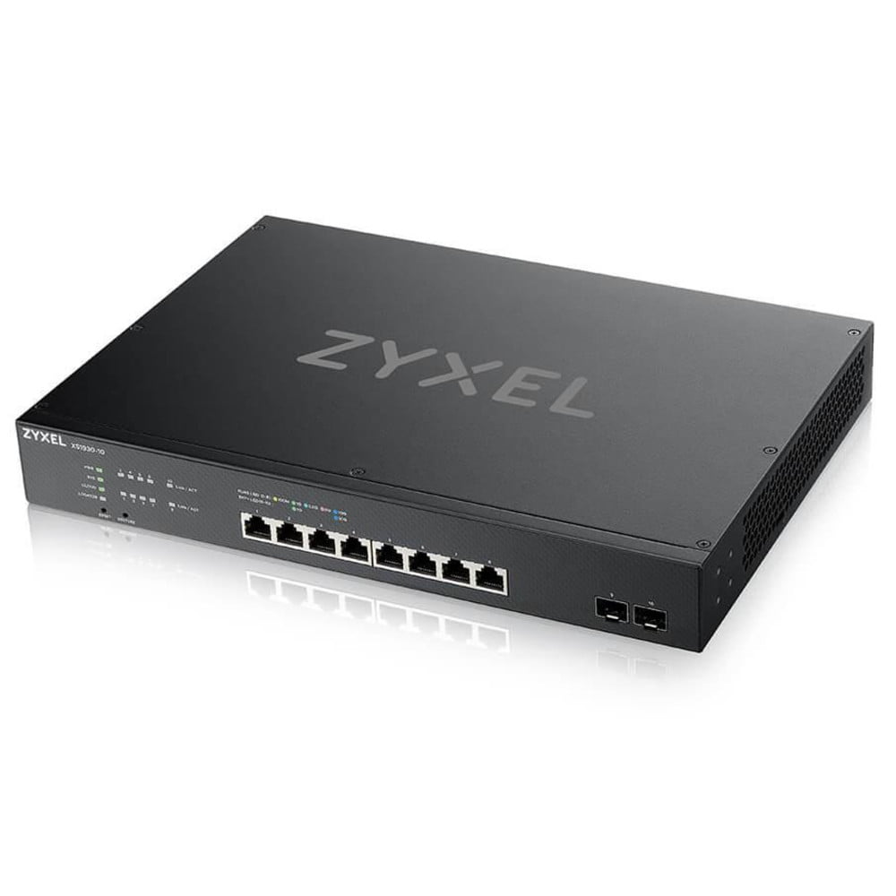 Коммутатор Zyxel XS1930-10, 8×10G (Multi-Gig) + 2×SFP+, L3 Lite, управляемый