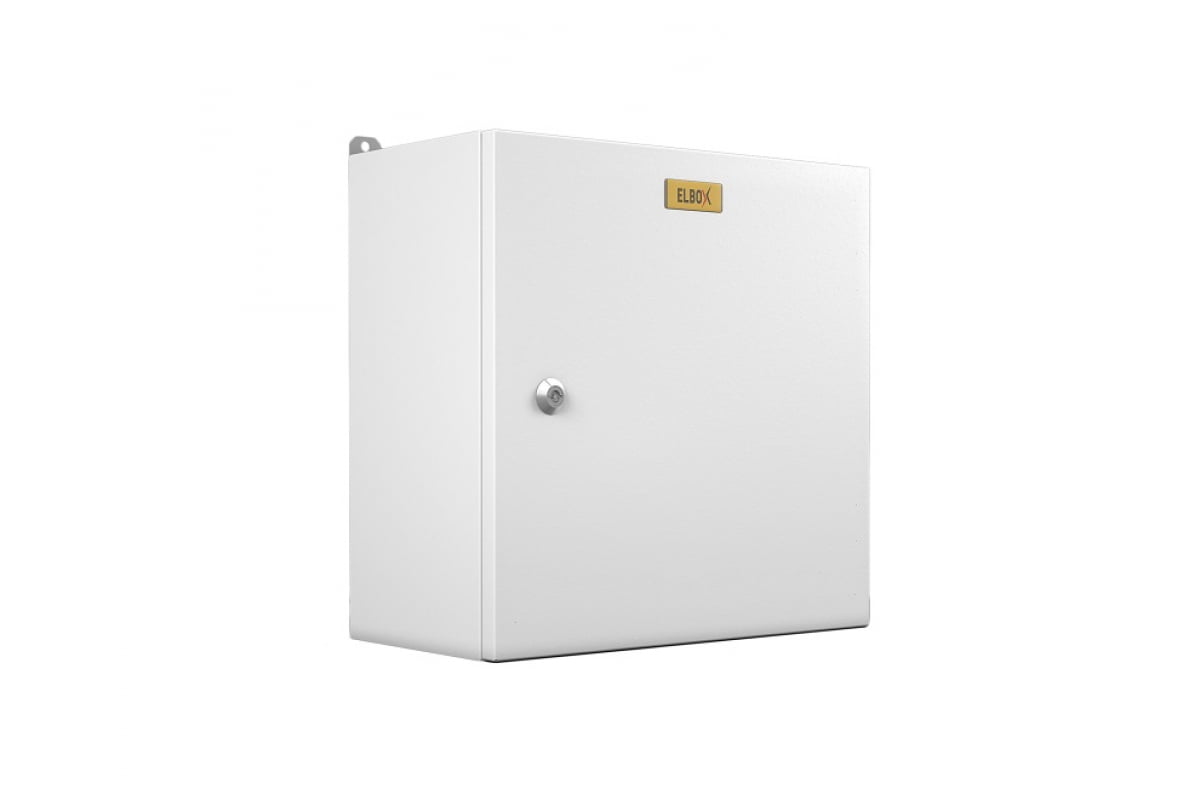 Шкаф электротехнический настенный Elbox EMW, IP66, 400х400х150 мм (ВхШхГ), дверь: металл, металл, серый