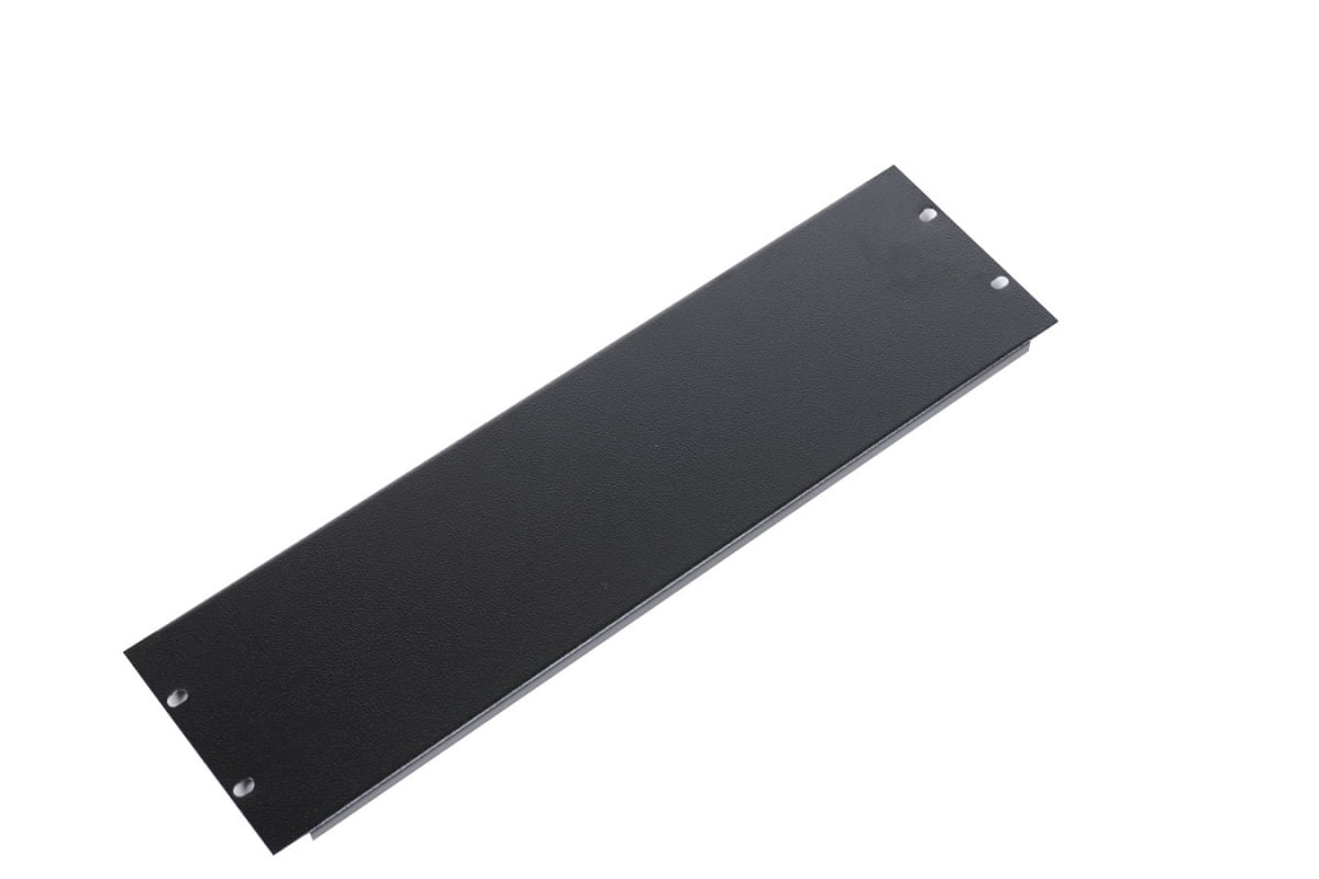 Фальшпанель в шкаф 19" 3U, черный (ФП-3-9005)