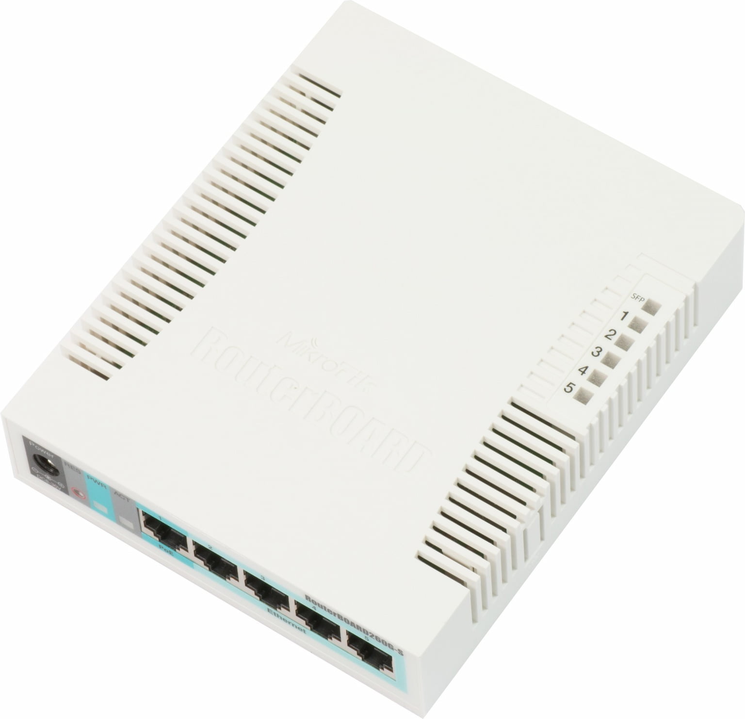 Коммутатор MikroTik RB260GS, 5×1 Гбит/с + 1×1 Гбит/с SFP, настраиваемый