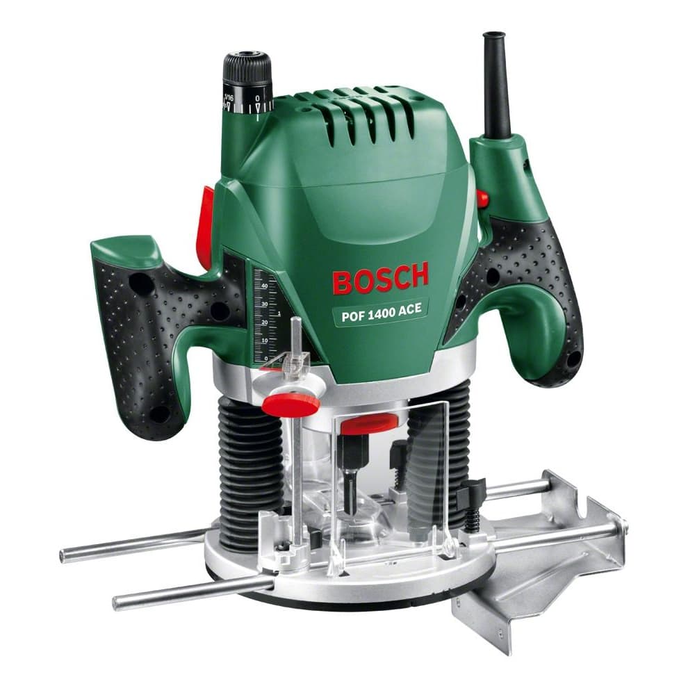 Фрезеры Bosch POF 1400 ACE 060326C820 Фрезерная машина 1400 Вт, 11000–28000 об/мин, 55мм, 3.5 кг