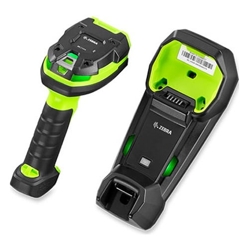 Сканер штрих-кода ручной Zebra DS3678-HD 2D Imager, беспроводной, USB, Bluetooth, зеленый/черный