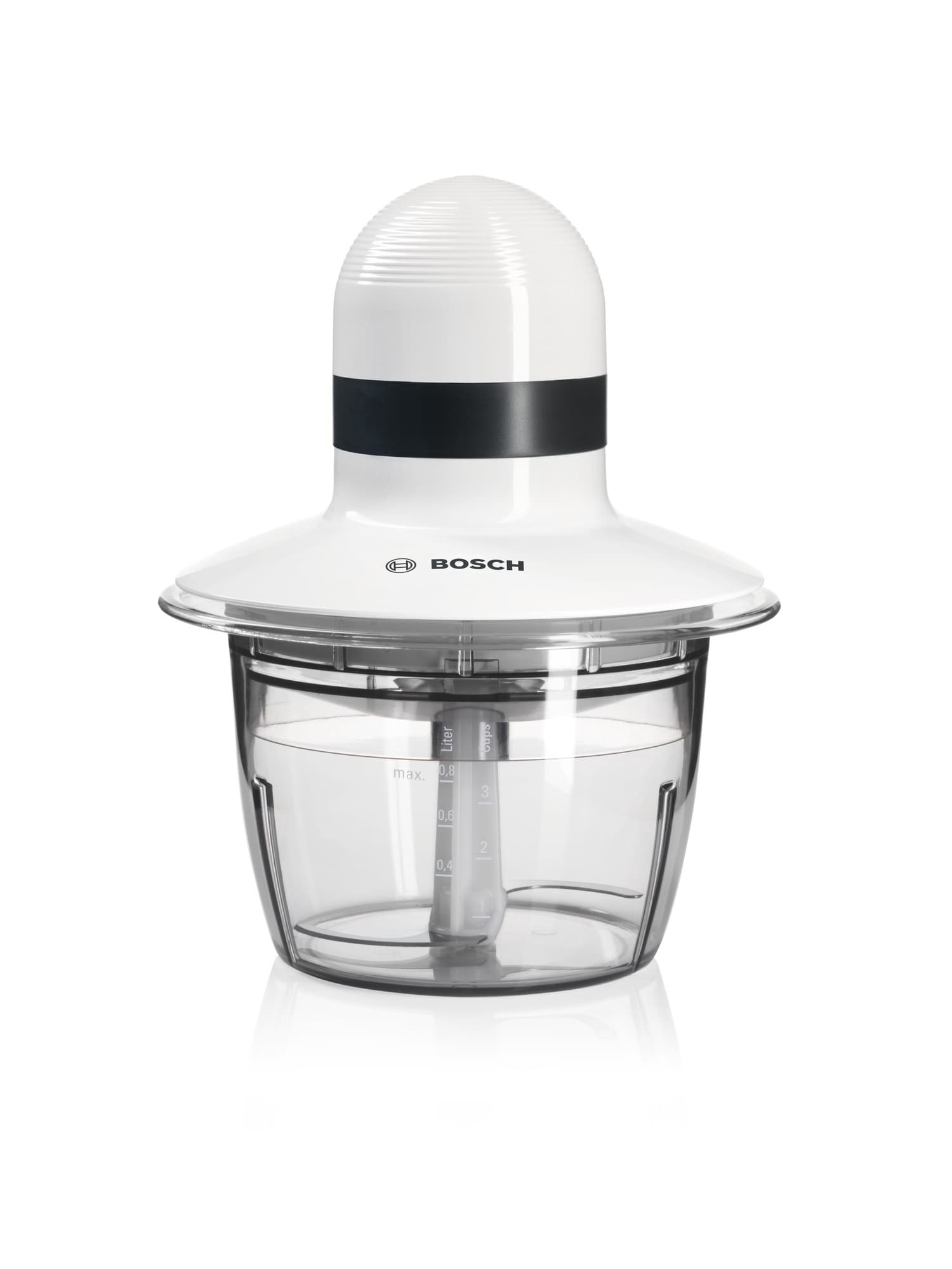Измельчитель Bosch MMR08A1 400Вт, белый/черный