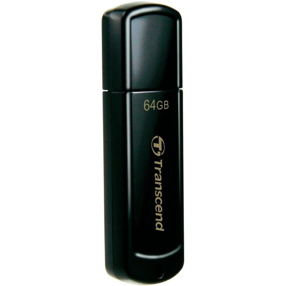 Флешка USB Transcend JetFlash 350 (TS64GJF350), 64Gb, USB 2.0, R/W 15/7, черный
