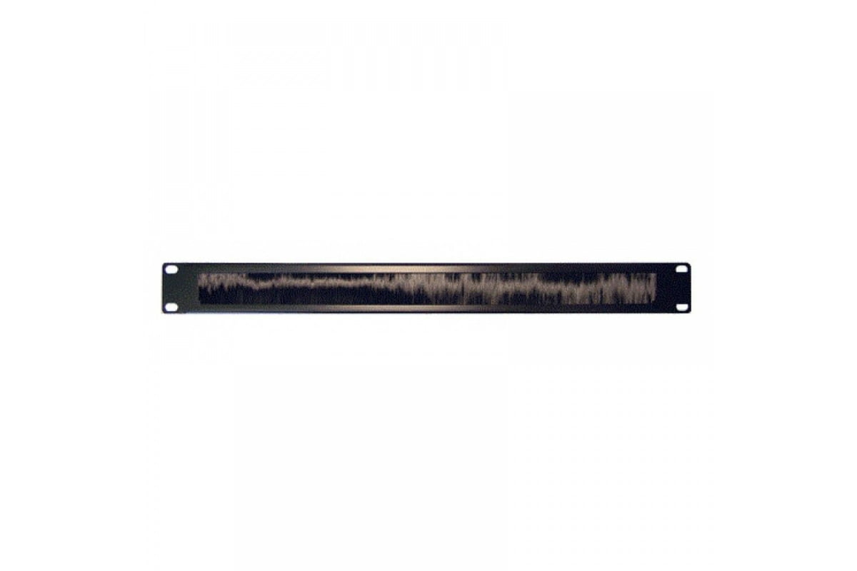 Органайзер LANMASTER (LAN-ORG/BP-1U) Кабельный 19" c щеточным вводом. 1U