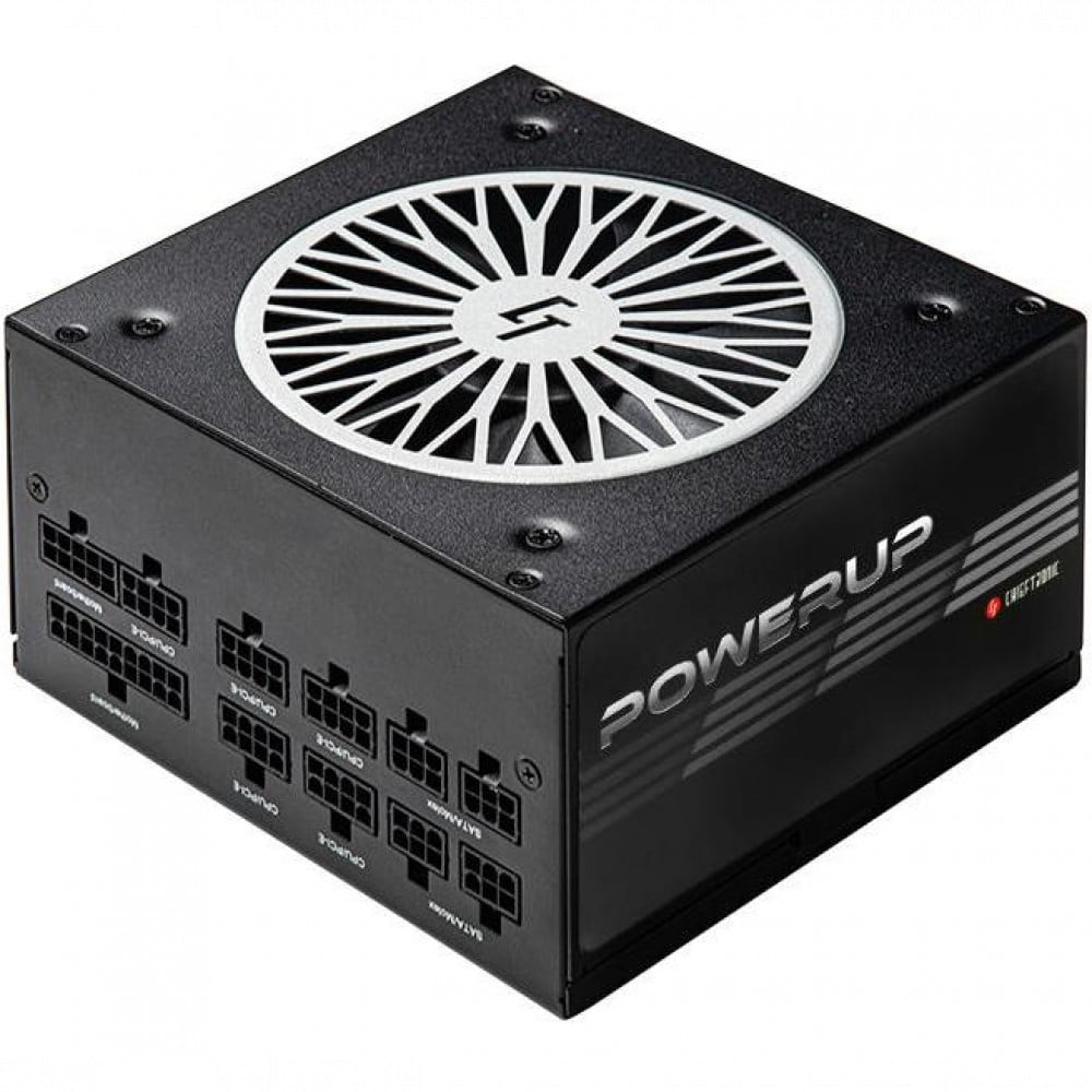 Блок питания Chieftec PowerUP 550W, 550Вт, 80+ Gold, 120мм, модульный, черный