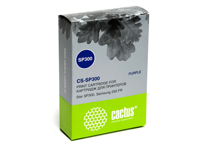 Картридж матричный Cactus CS-SP300 фиолетовый (1 800 000 знаков) для Star SP300/Samsung 250 FR
