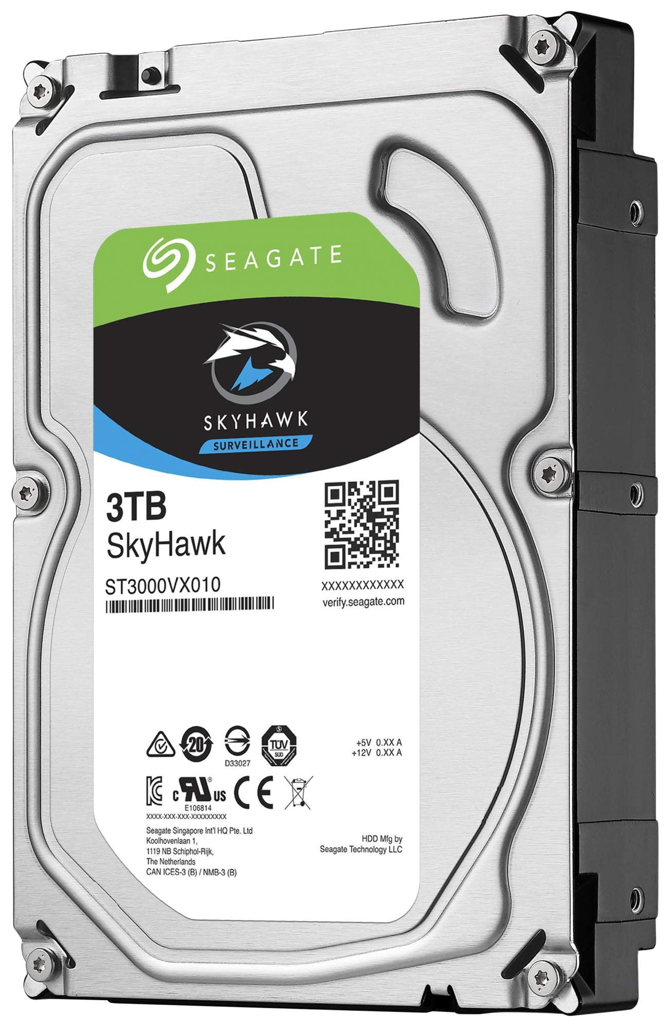 Жесткий диск Seagate Original SATA-III 3Tb ST3000VX010 Video Skyhawk (5900rpm) 64Mb 3.5"