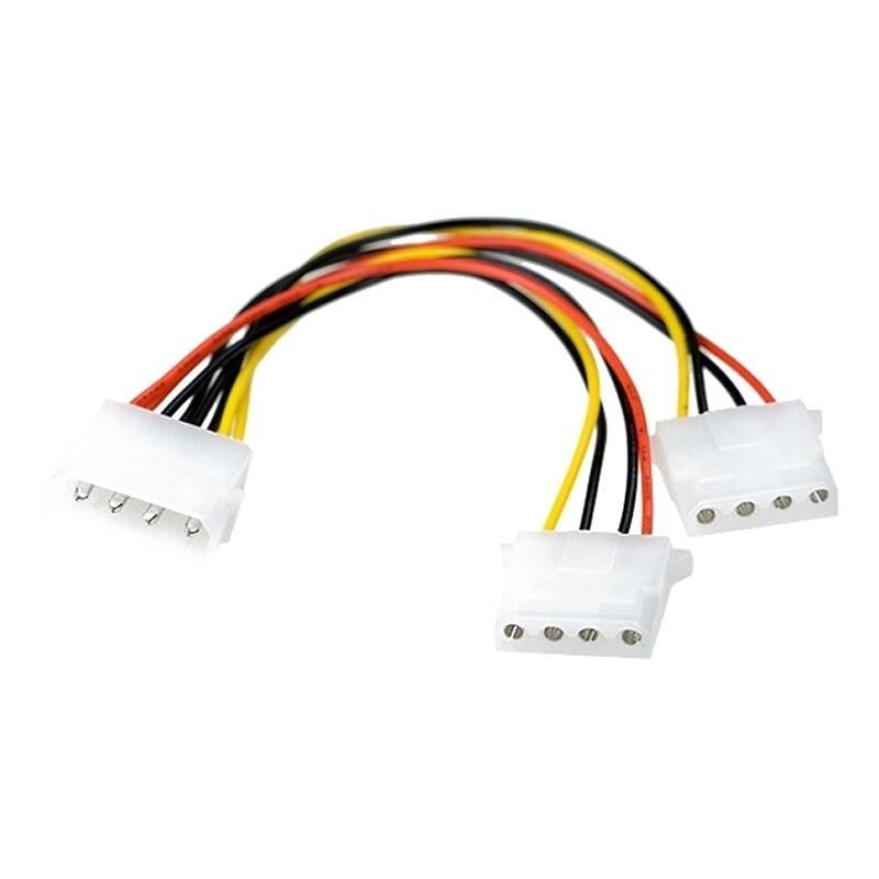 Разветвитель питания IDE-устройств Molex (IDE) в 2*Molex (IDE), 15 см ExeGate