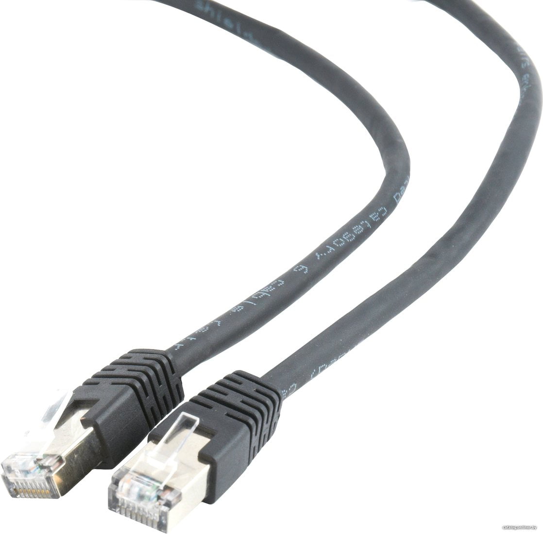 Патч-корд FTP Cablexpert cat.6, 1м, литой, многожильный, черный