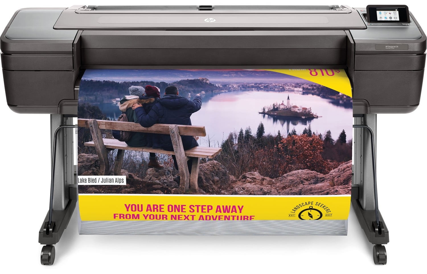 Плоттер струйный HP DesignJet Z6 44-in Postscript (T8W16A), А0, 44", цветной, 1118 мм, 2400 x 1200 DPI, Ethernet, USB