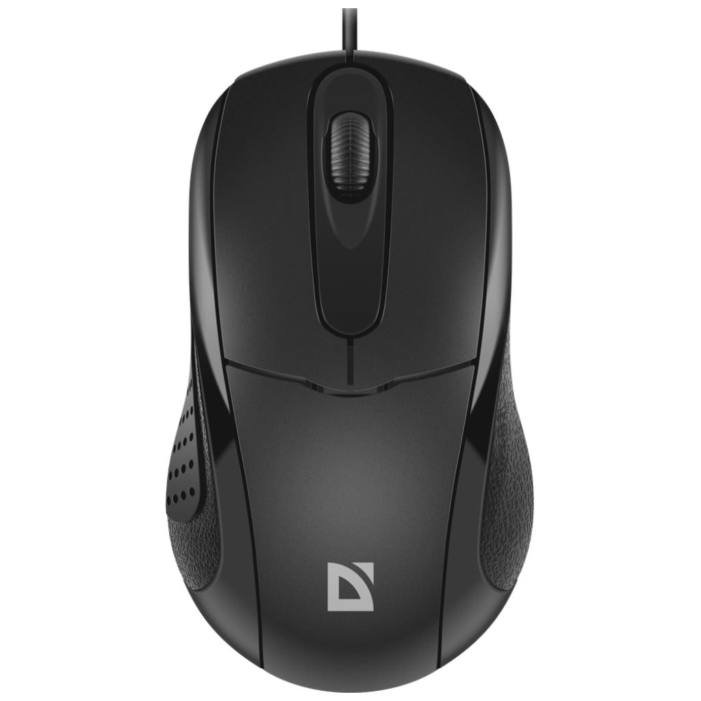 Мышь проводная Defender Standard MB-580 черный, 1000 dpi, USB, кнопки - 3