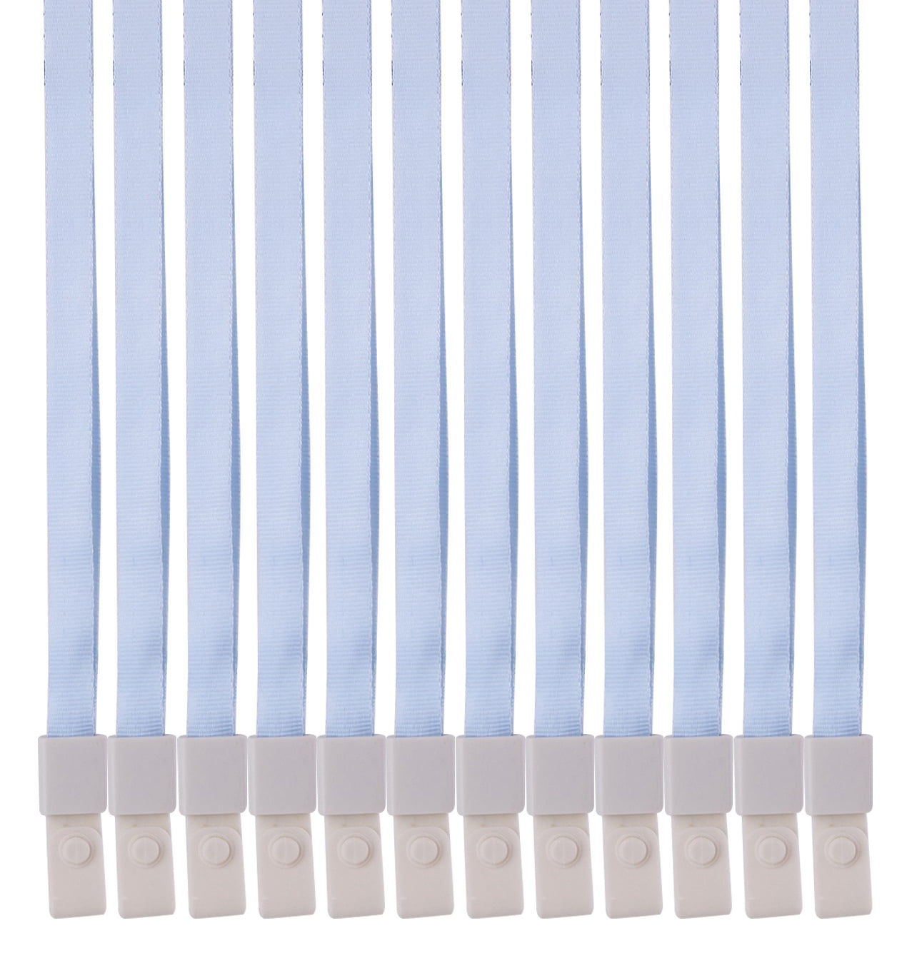 Шнур для пропуска Deli 8352l-blue 45х1 см нейлон голубой (упак.: 12 шт) пластиковый пакет