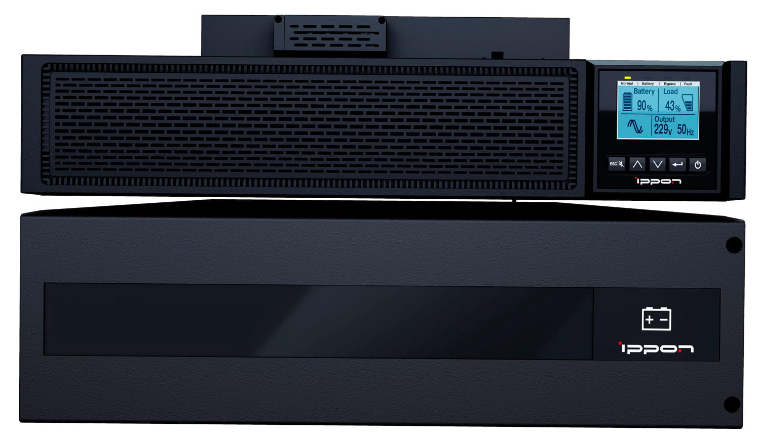 Источник бесперебойного питания Ippon Innova RT II 10000 / 10000 ВА / 10000 Вт / 6 x IEC 320 C13, 2 x IEC 320 С19