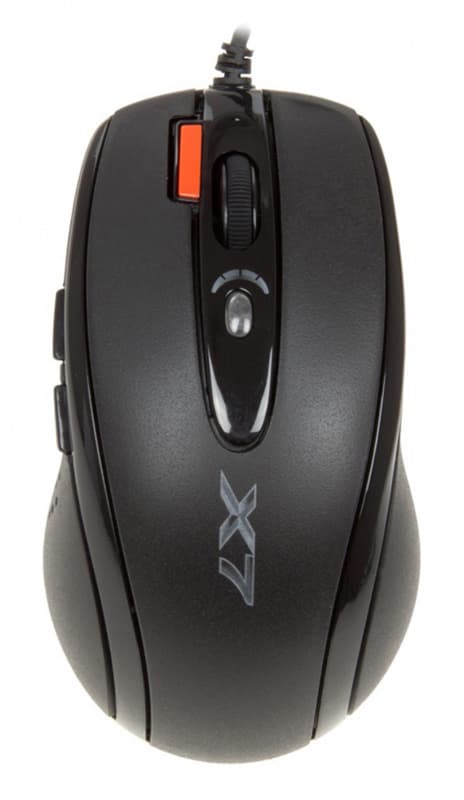 Мышь проводная A4Tech X-710BK черный, 2000 dpi, USB, кнопки - 7