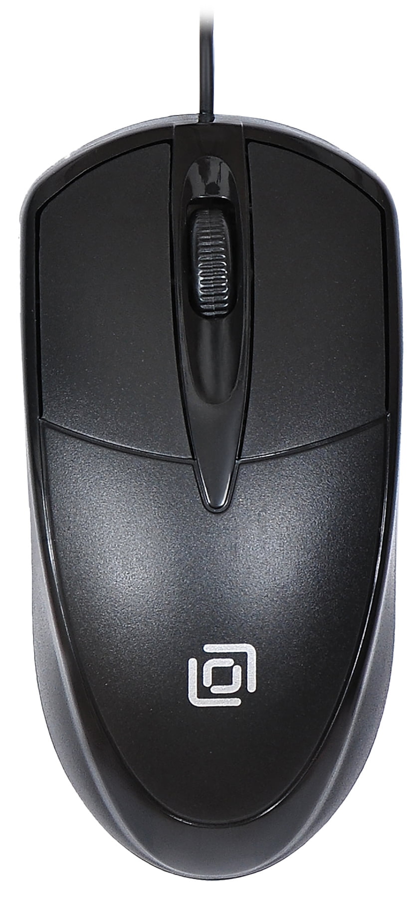 Мышь проводная Oklick 125M черный, 1200 dpi, USB, кнопки - 3