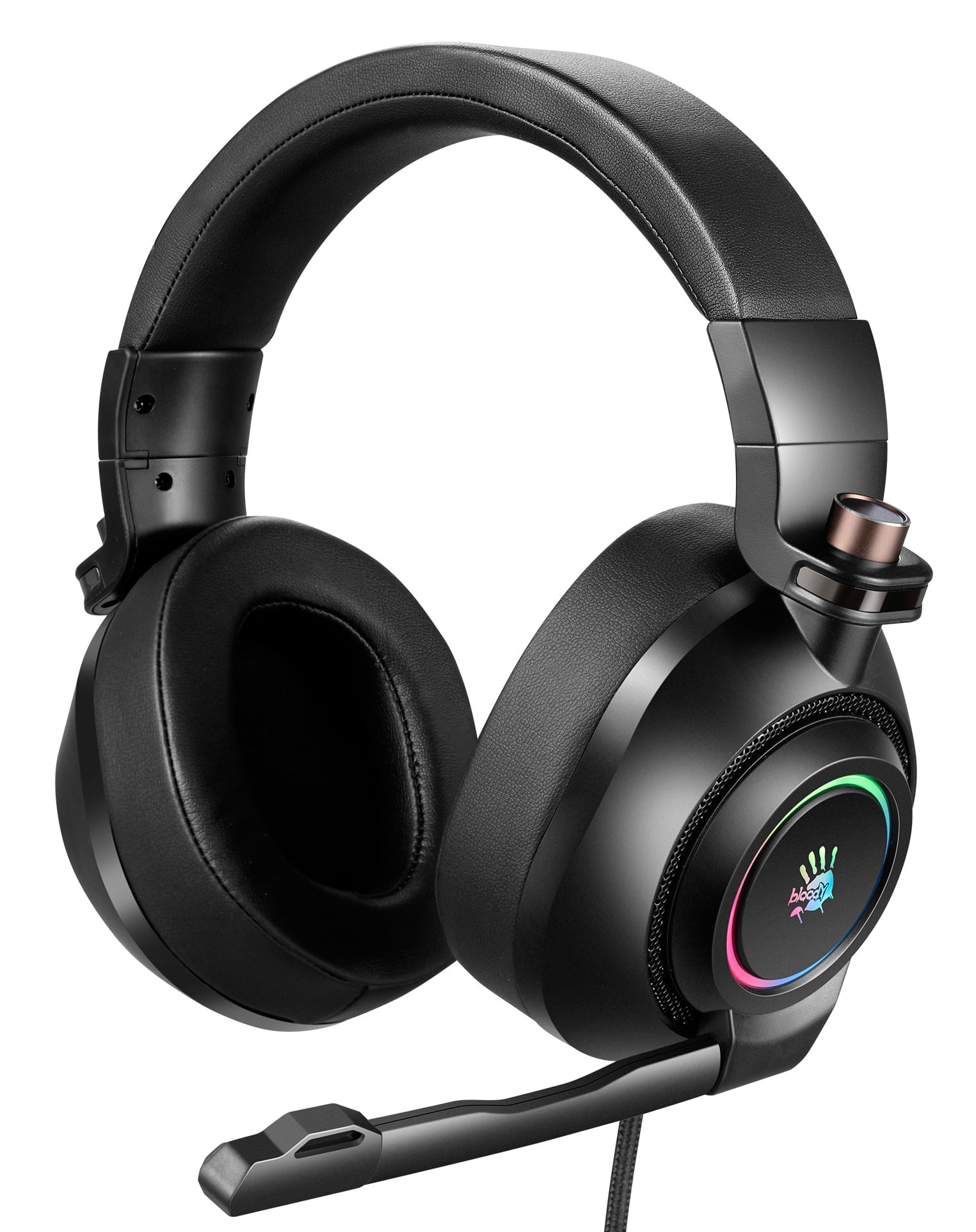 Гарнитура Bloody G580 чёрный, проводная, подсветка