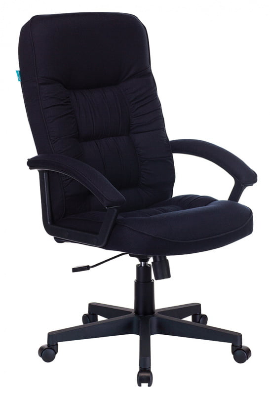 Кресло руководителя Бюрократ T-9908AXSN-Black черный 80-11, ткань, крестовина пластиковая
