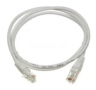 Патч-корд LANMASTER FTP TWT-45-45-2.0/S-GY_10PC вилка RJ-45-вилка RJ-45 кат.5е 2м серый ПВХ (уп.:1шт)