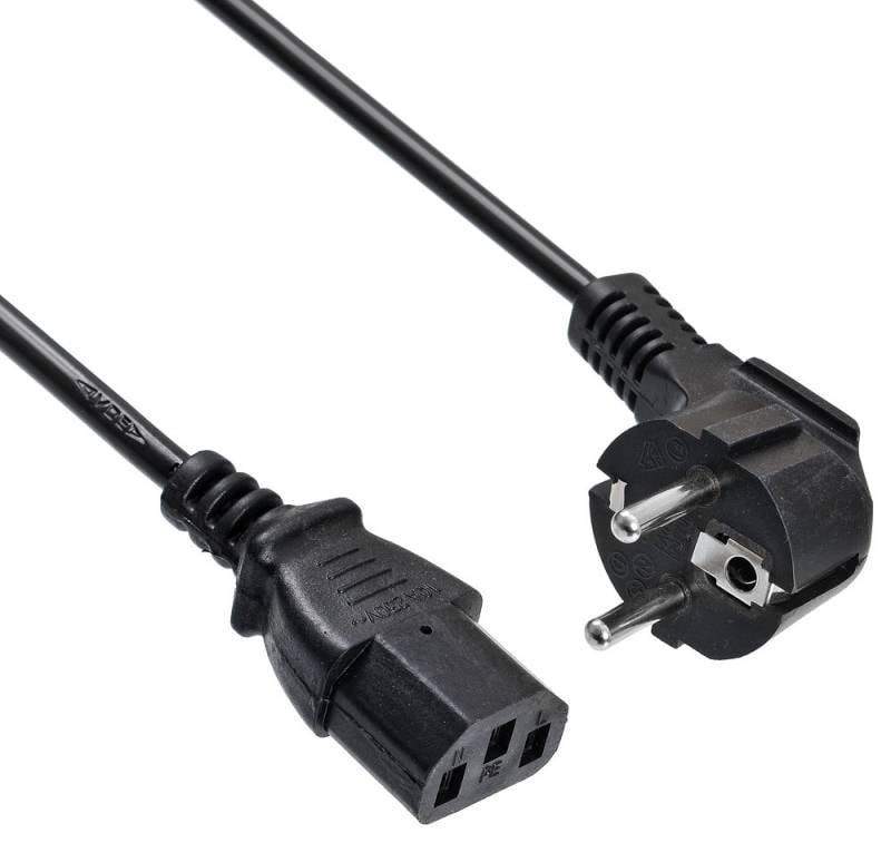 Кабель питания Buro IEC320-C13/евровилка 1.8м