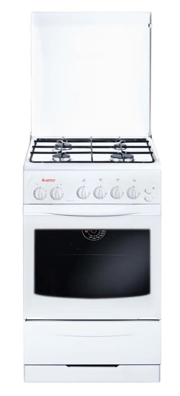 Плита газовая Gefest ПГ 3200-05 белый, конфорок 4 шт, духовка 42 л, 50 см x 85 см x 57 см