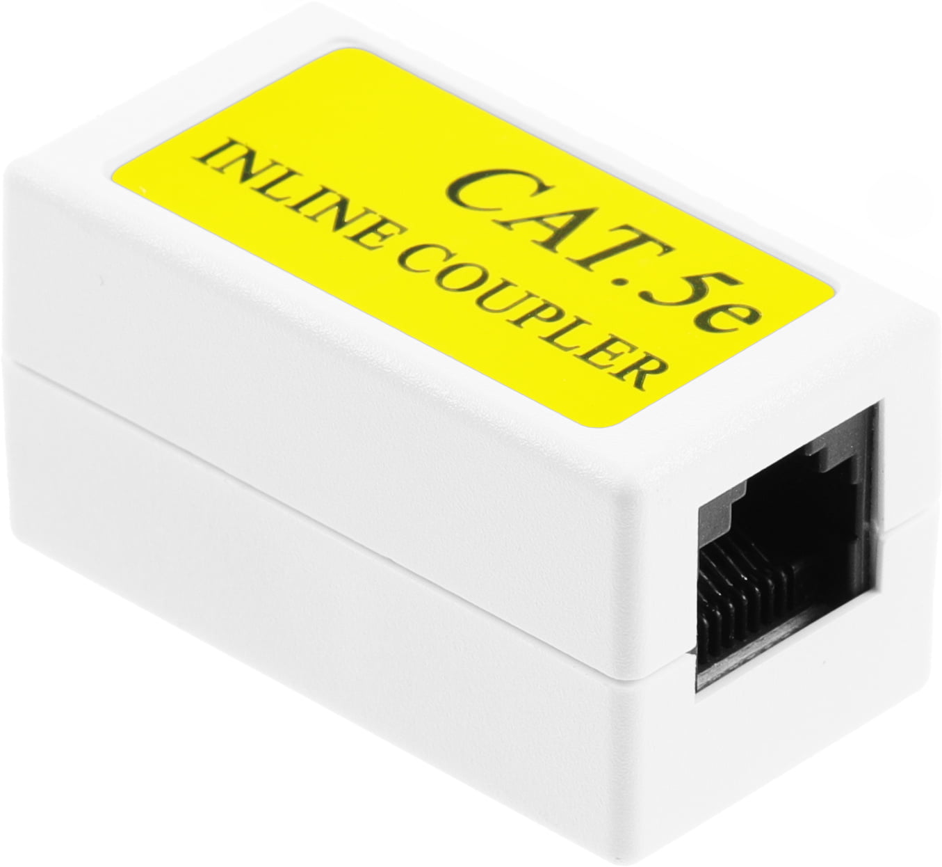 Проходной адаптер ITK кат.5E UTP, тип RJ45-RJ45 (8P8C), белый