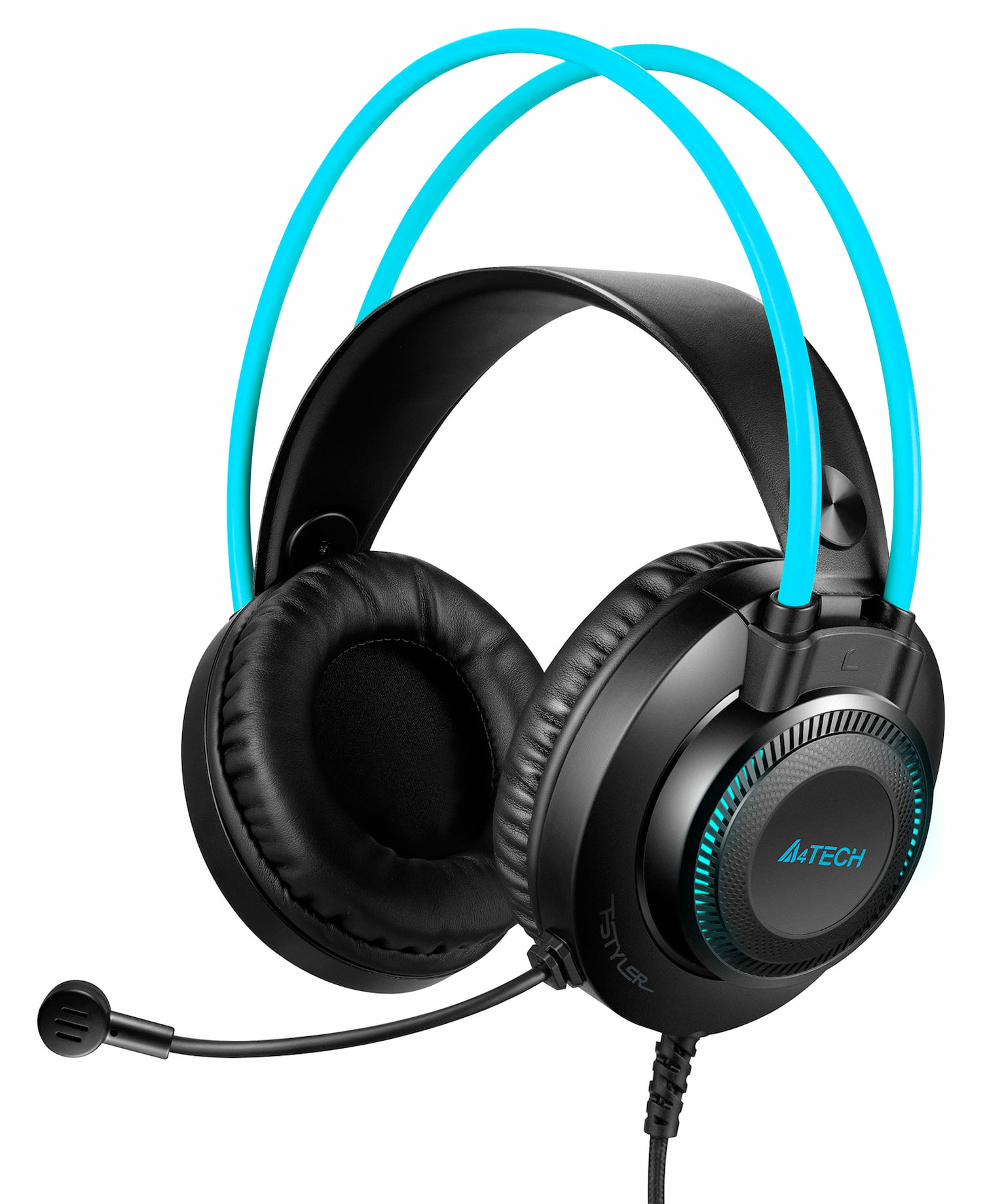 Гарнитура A4Tech Fstyler FH200U серый, проводная